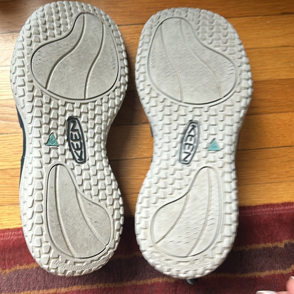 Keen Solr Hiking Water Sandals Aqua Stop Navy Blue Mist - Picture 2 of 6